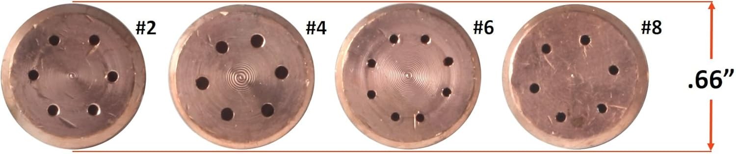 - Heating Nozzle/Rosebud 2-MFA-1 Replacement for 100 Series Victor Torch Handles