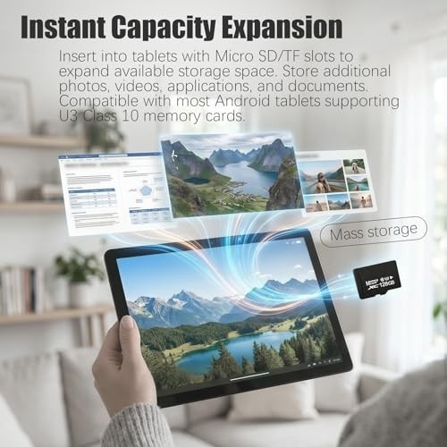 2-Pack 64GB Micro SD Cards with 1 USB 3.0 Reader Kit, V30 Memory Set 2-Pack TF