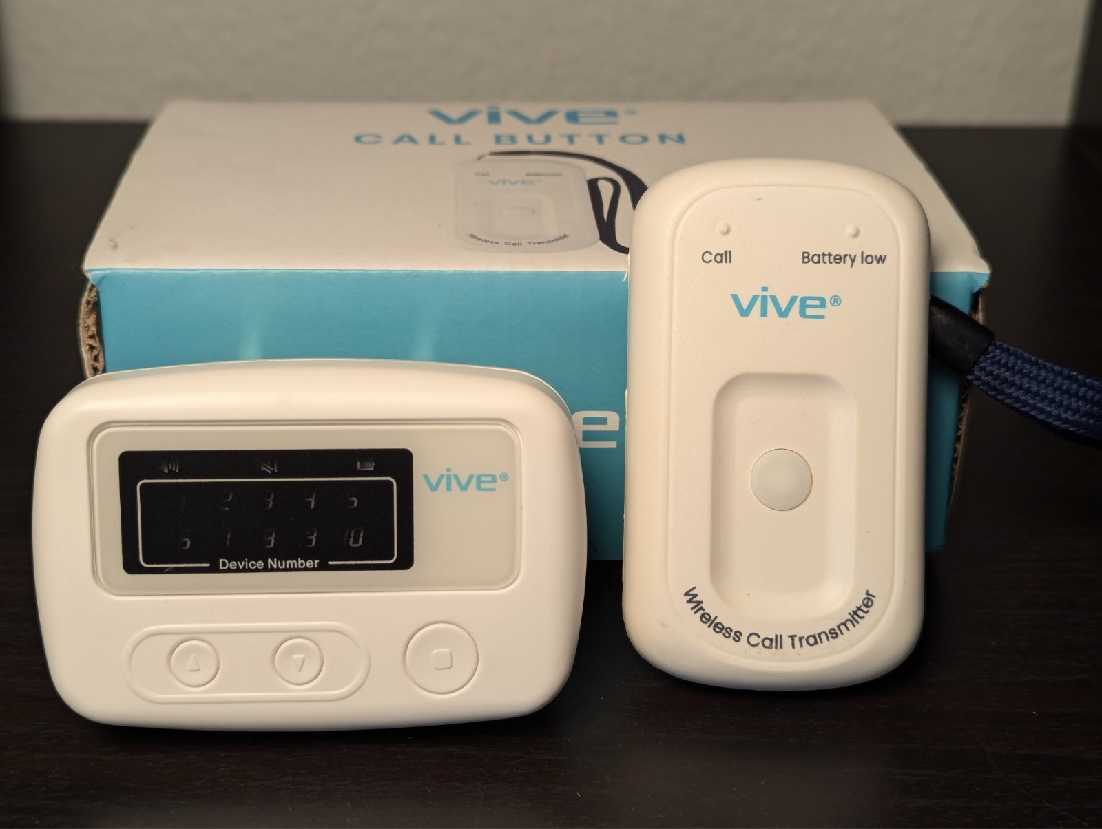 Vive Call Button and Wireless Alarm Pager LVA2063 - Tested and Working - See Vid