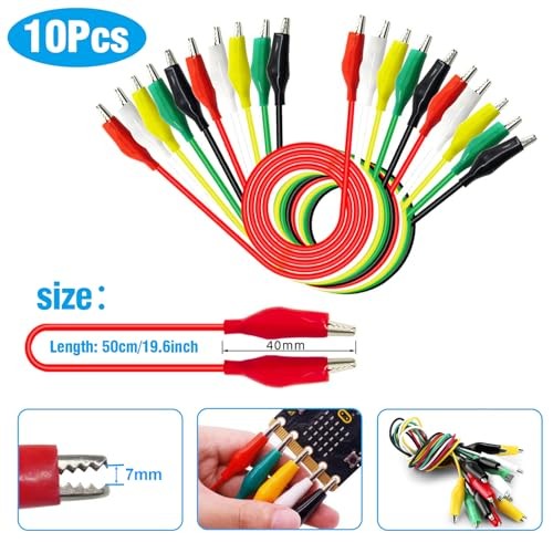 Electrical Multimeter Test Leads Set with Alligator Clips Crocodile Test Kit-4