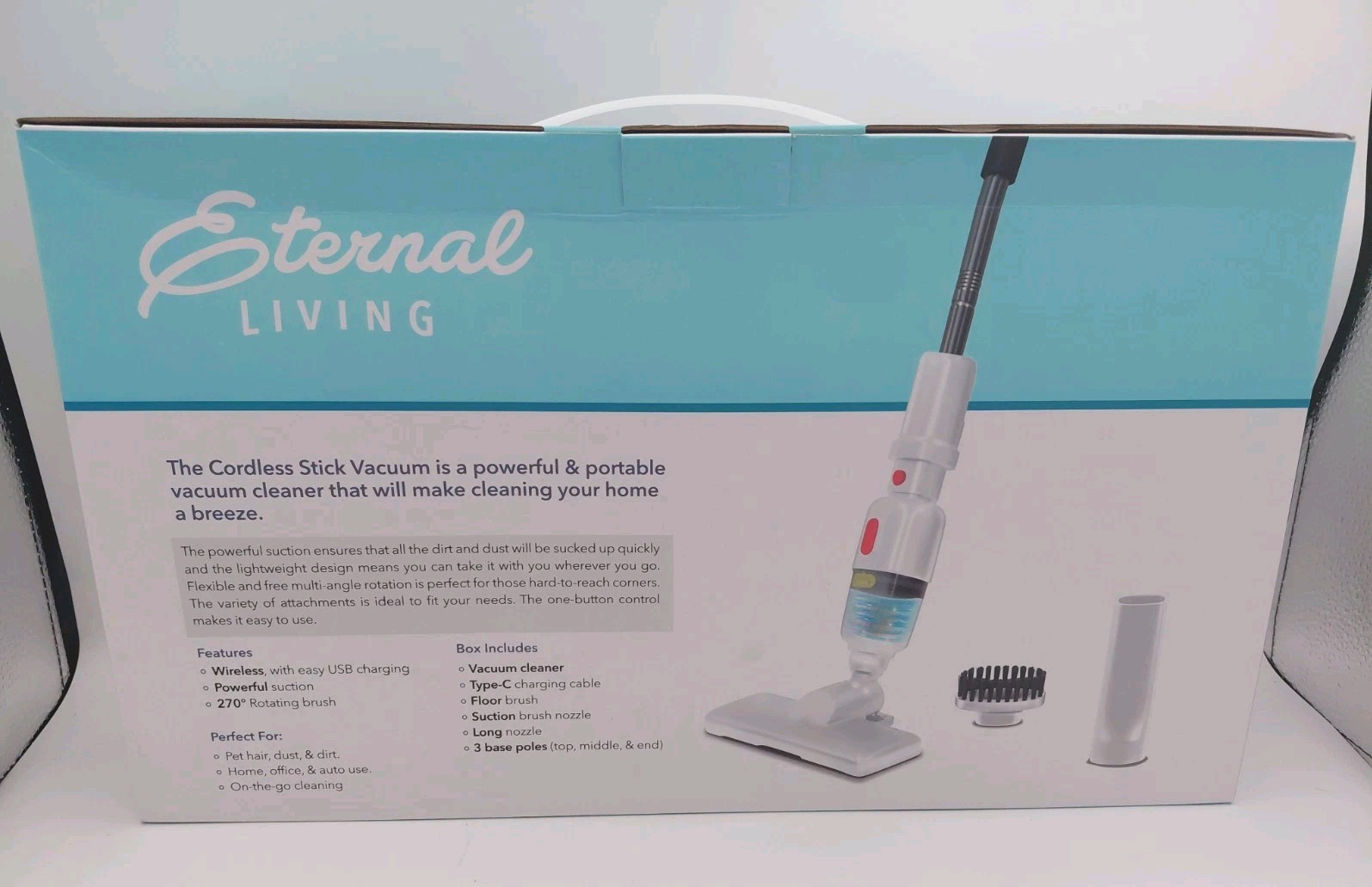 an External Living Cordless Vacuum
