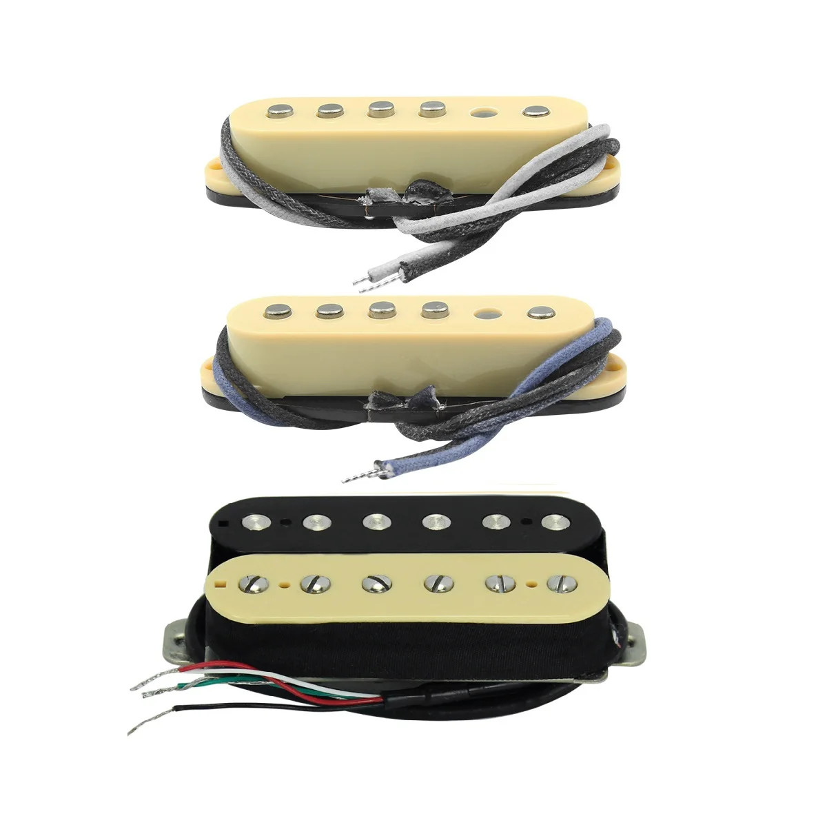 Retro Alnico 5 single-coil and dual-coil pickup SSH kit 52mm