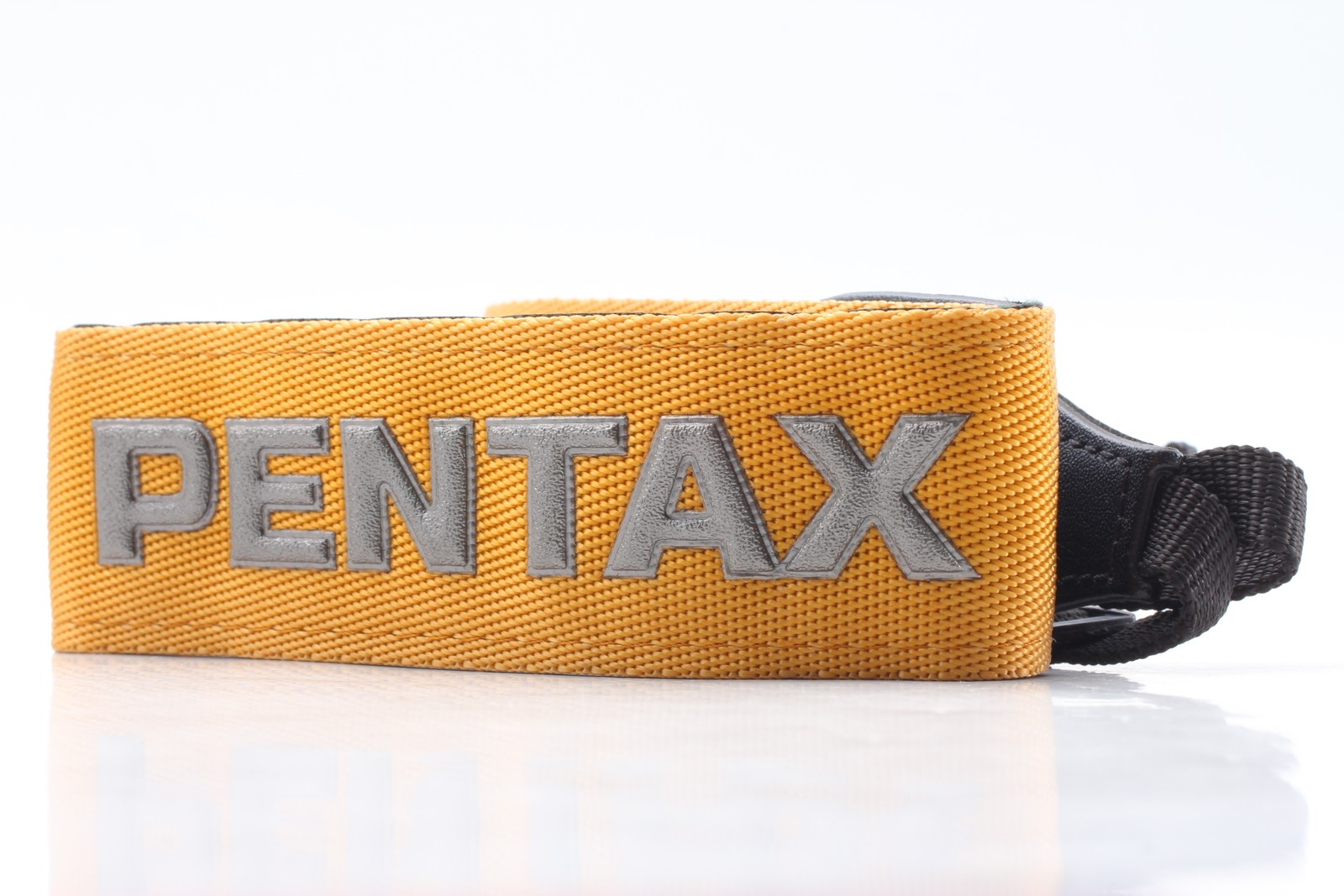 [Near MINT] RARE Vintage PENTAX Gold Yellow Camera Neck Strap Genuine From JAPAN