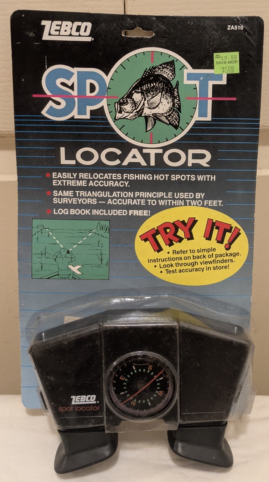 VTG 1988 NOS Zebco Spot Locator in Unopened Package