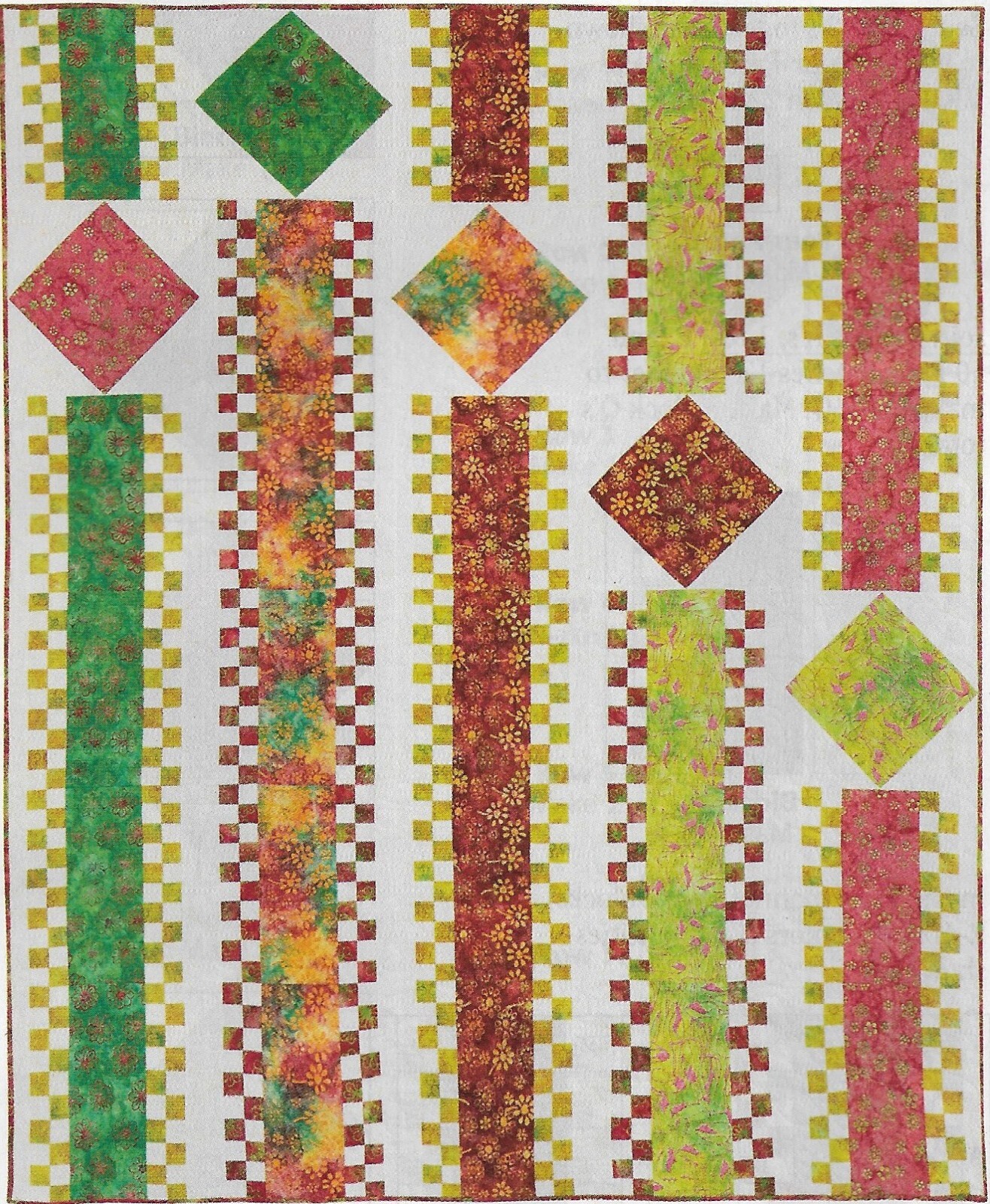Botanical Trellis Quilt quilting pattern instructions