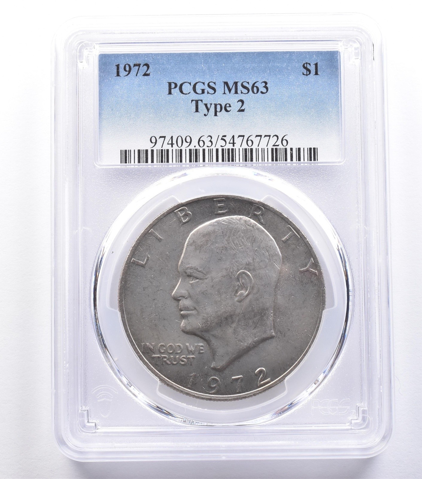 1972 Eisenhower $1 Type 2 MS63 PCGS *8824