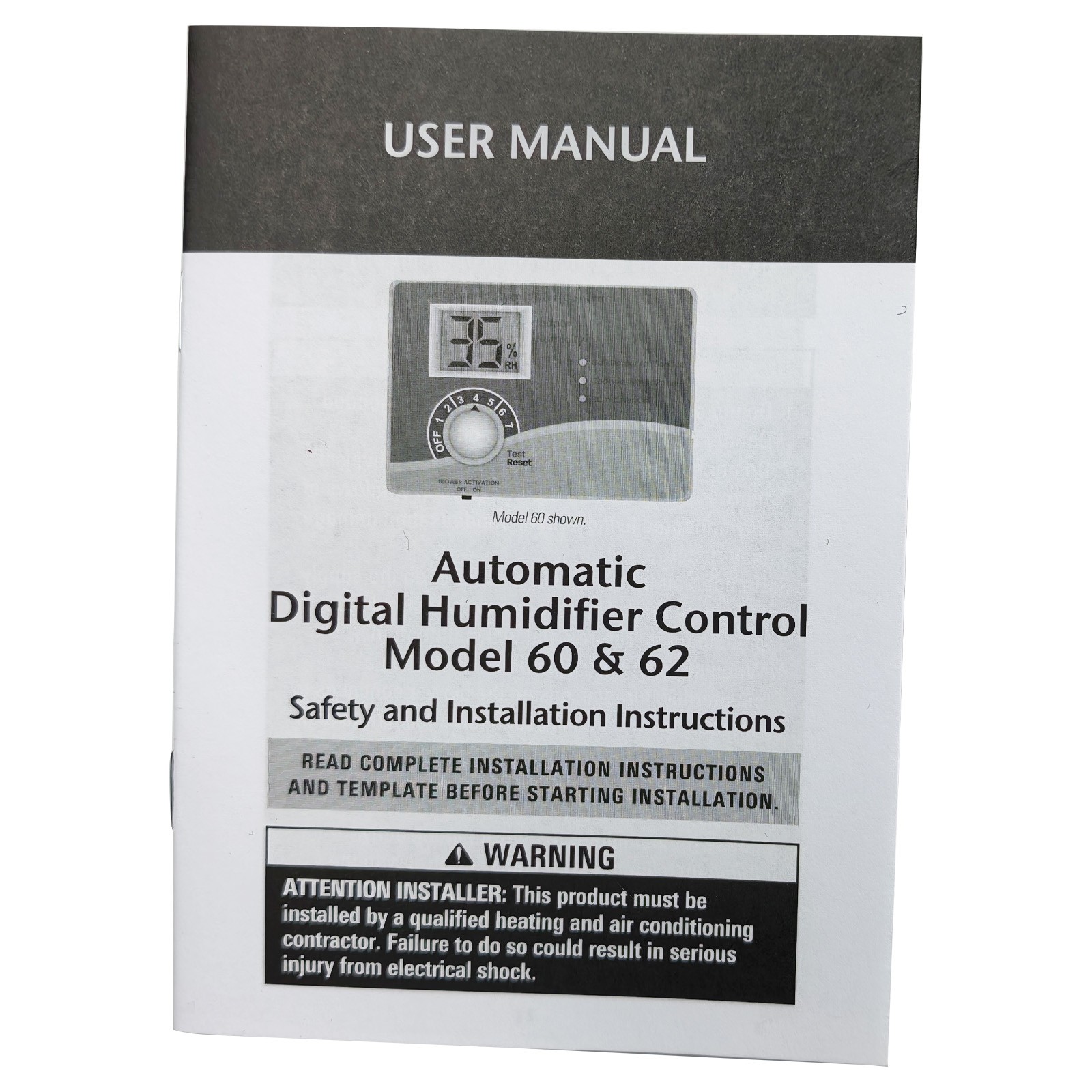 Automatic Humidifier Control 24V Digital Humidistat Sensor For AprilAire 60