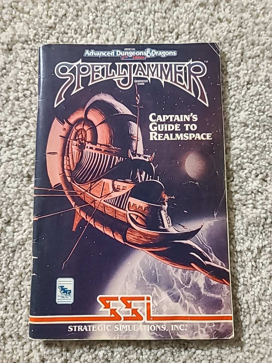 Spelljammer: Captain’s Guide to Realmspace – SSI AD&D – Vintage PC RPG Book