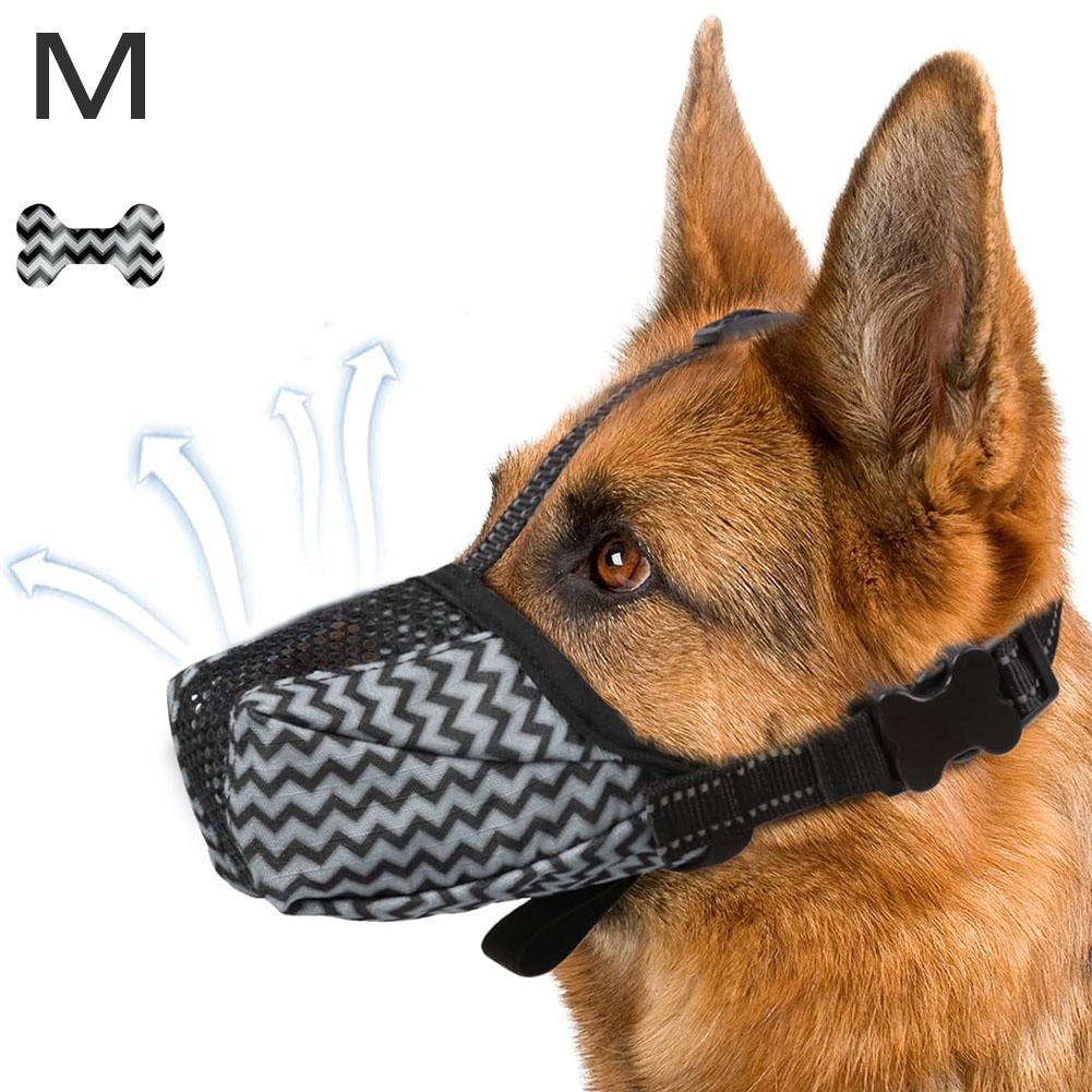 Dog Muzzle,Air Mesh Breathable Muzzle for Medium Sized Dogs to & Biting5422