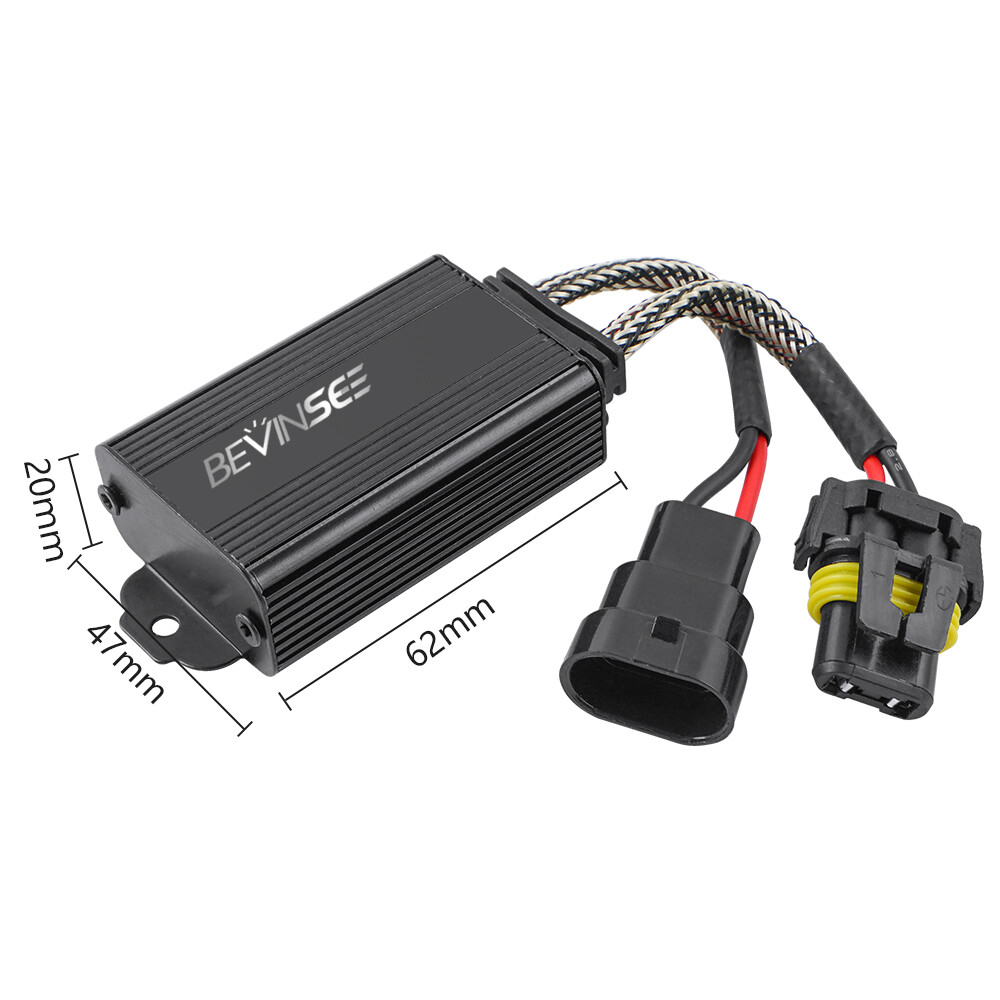 Pair HIR2 9012 LED Headlight Canbus Anti Flicker Decoder For Ram 1500 2500 3500