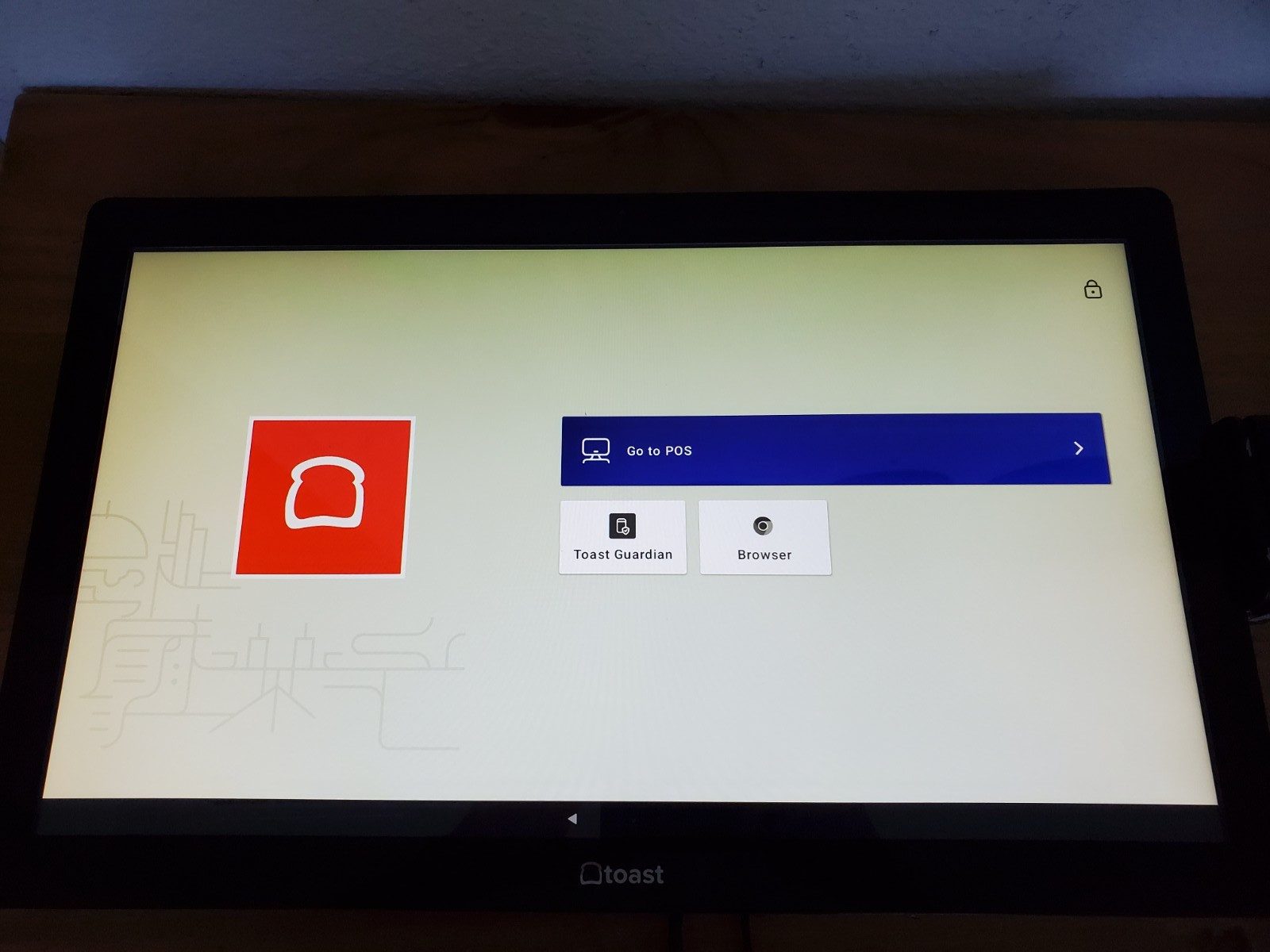 Toast Flex POS 22" ELO V4 KDS Touch Screen Computer / ESY22i4 / MPN: E961605