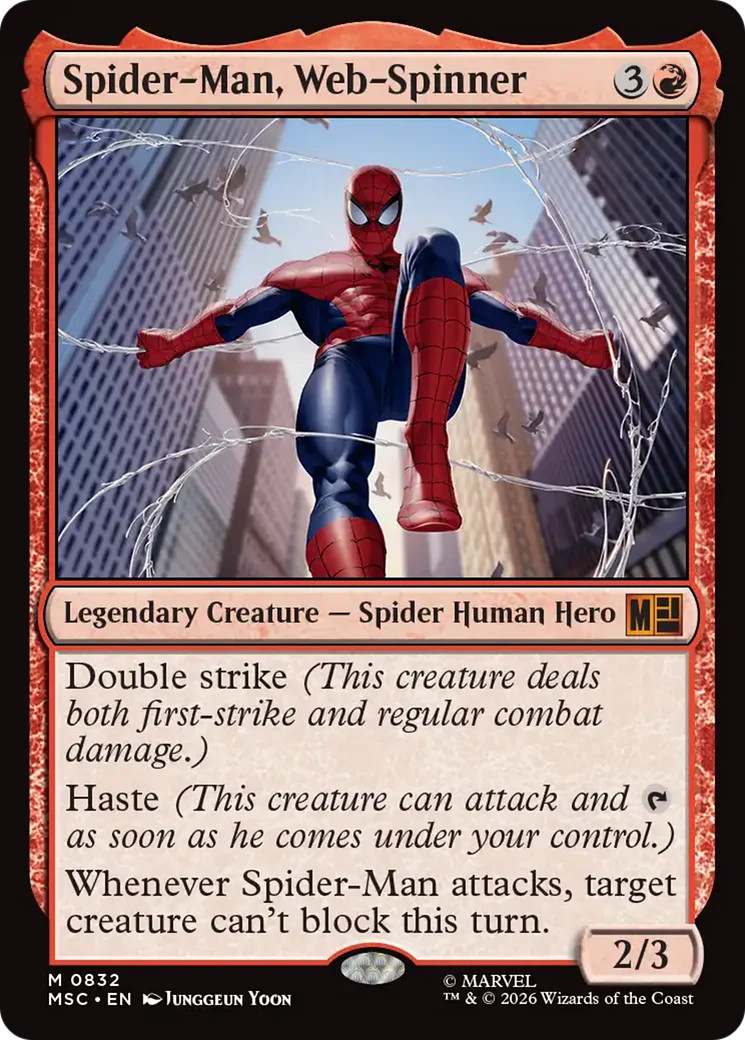 Spider-Man, Web-Spinner [Marvel Super Heroes Commander] Near Mint