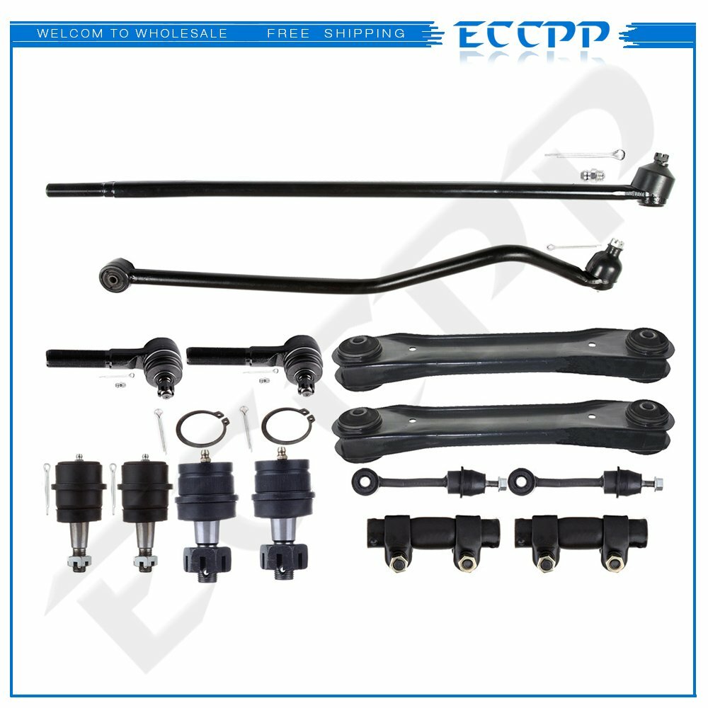 14pcs Front Control Arms Tie Rod Ends For Jeep Grand Cherokee Laredo 1996-1998