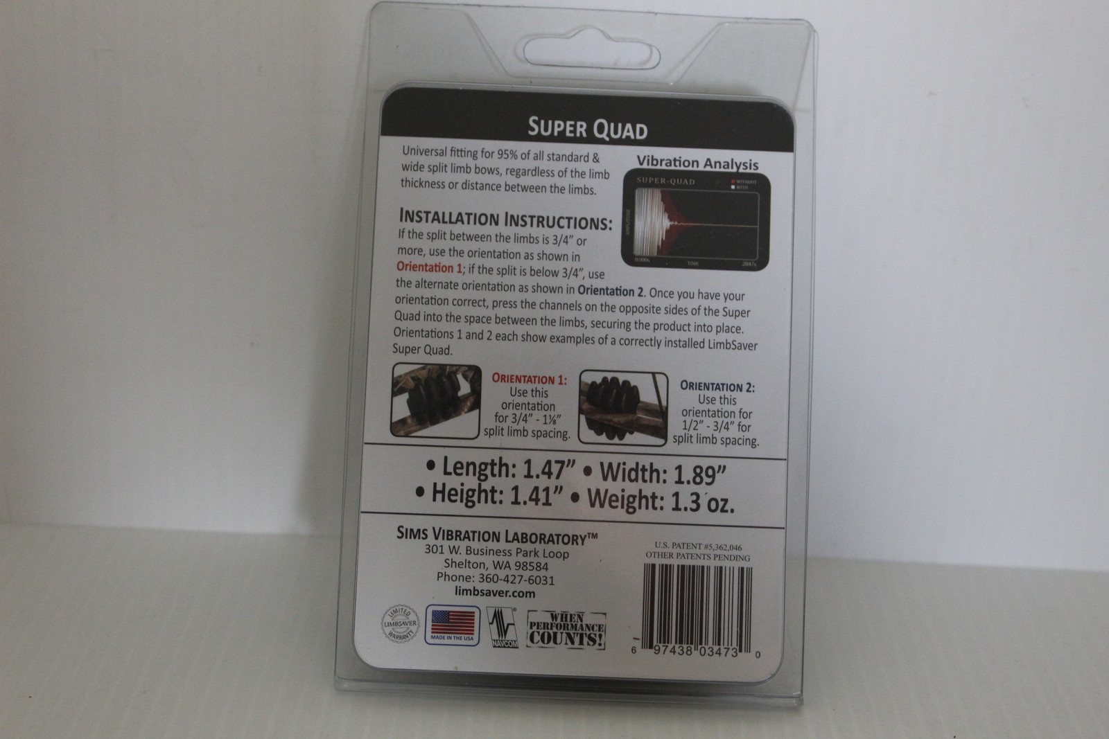 Limbsaver Super Quad Split Limb Bow Dampeners Vibration Noise Reduction Archery