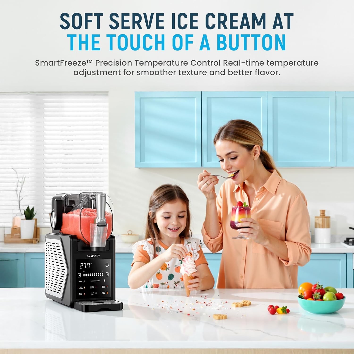 Frozen Drink Maker 85oz Slush Machine LED Display