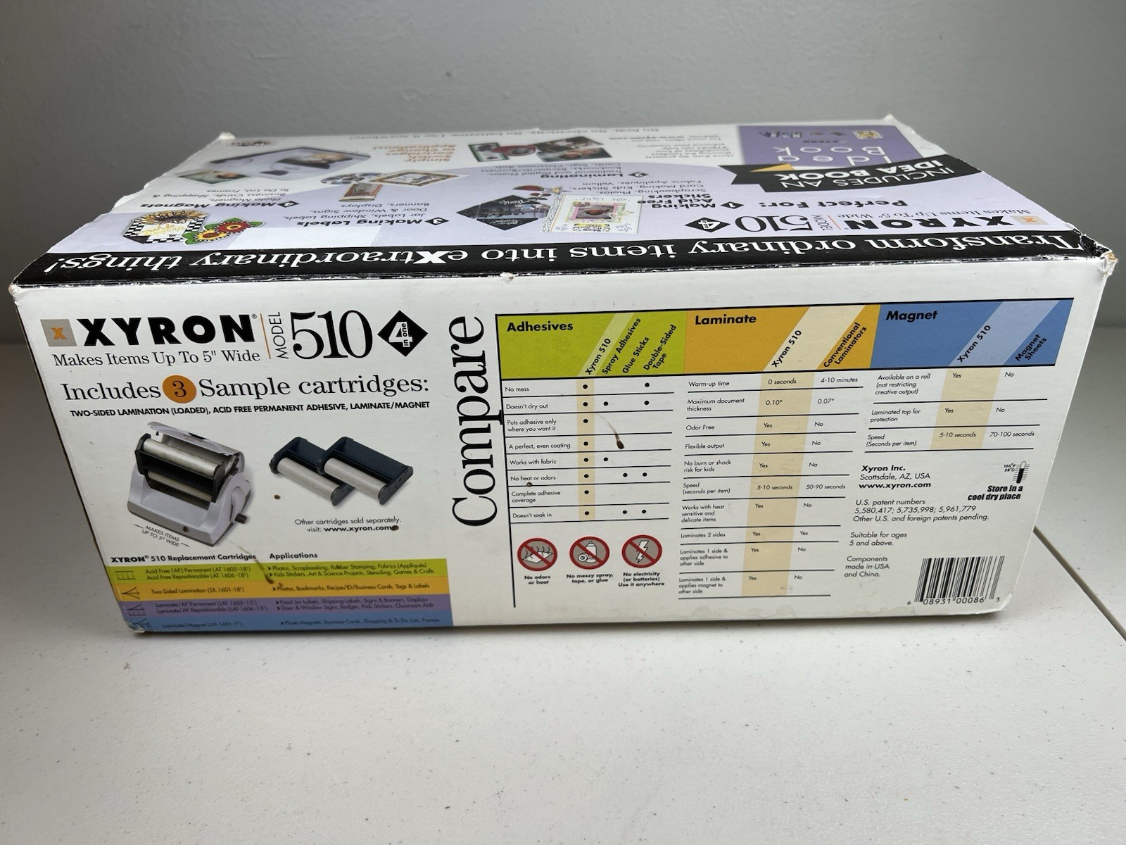 Xyron 510 Creative Station Sticker Machine Laminator Maker