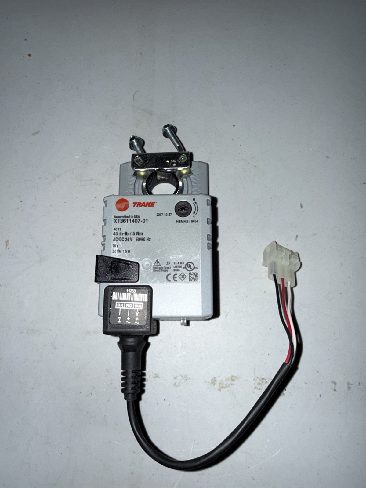 Trane X13611407-01 24V 45 in-lbs Damper Actuator