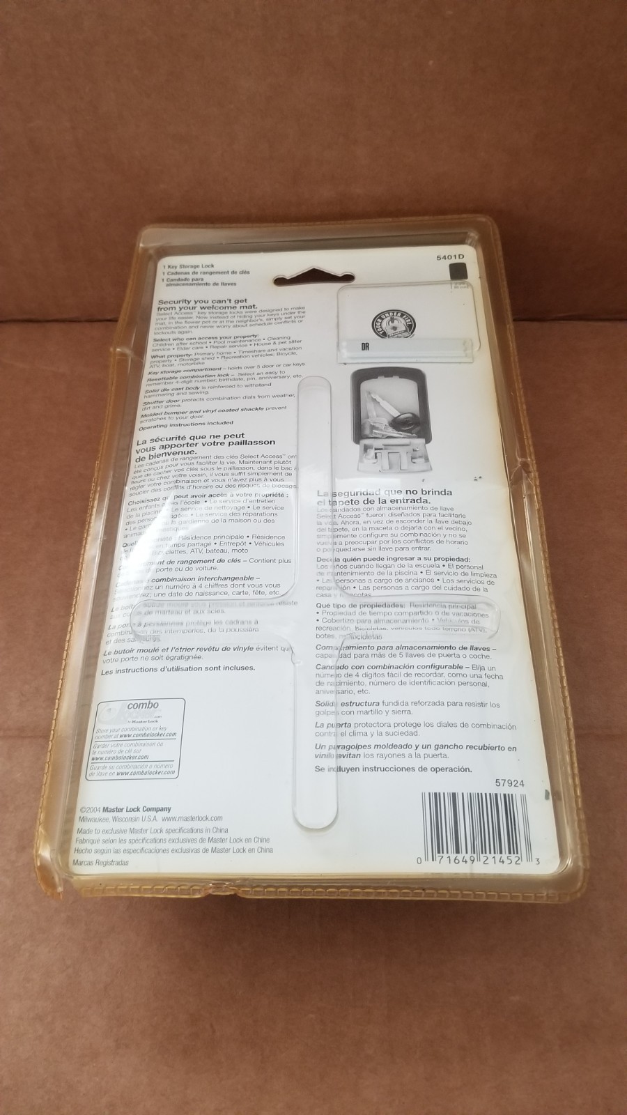 Master Lock 5401D Wall Mounted Access Key Storage , NOS