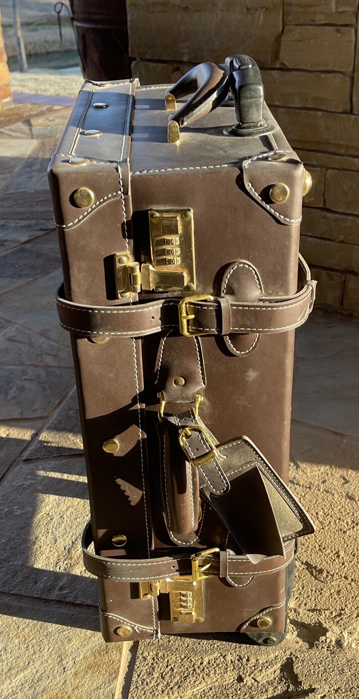 Chatterbox Trunk Set for Scrapbooking Scrapbook Brown Luggage Leather