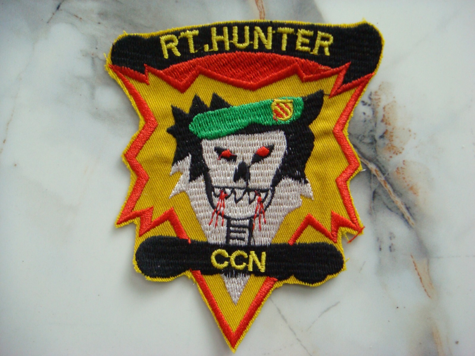 US 5th SF Grp MACV-SOG RT HUNTER CCN, VIETNAM WAR PATCH