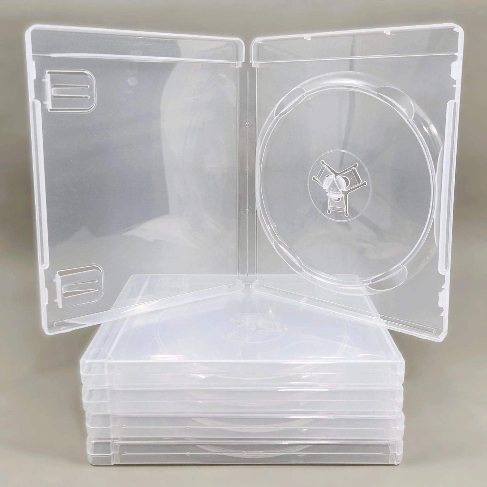 PS3 Replacement Game Case 5-Pack - Clear Empty Disc Cases Only for PlayStation 3