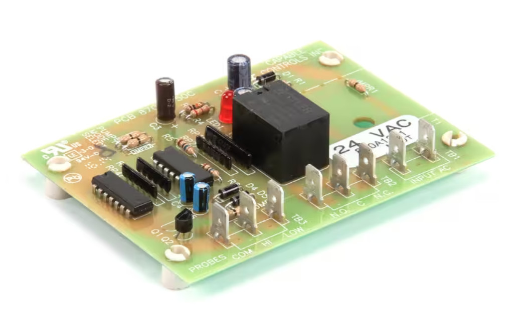 Pitco 800A1211, 870A0150C Liquid Level Relay Board 24VAC CC