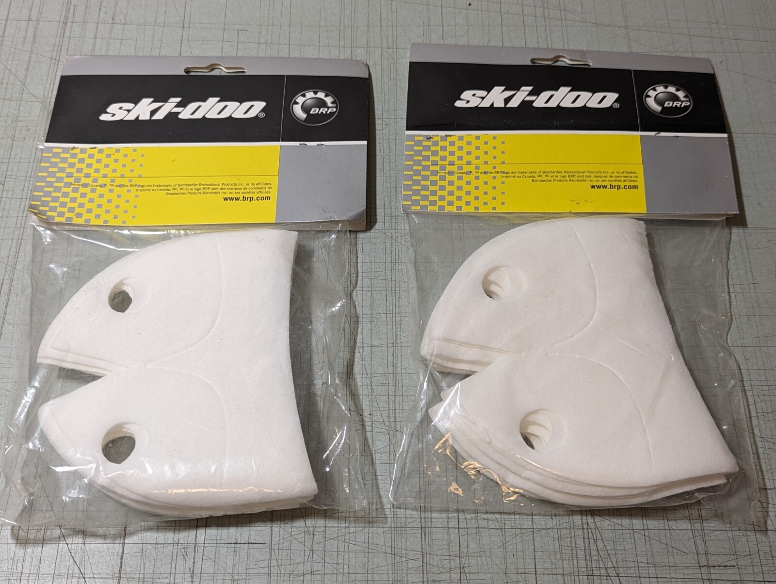 Lot of 20 Genuine Ski-Doo Vision 180 Helmet Absorbent Pads 4474730001 NEW Masks