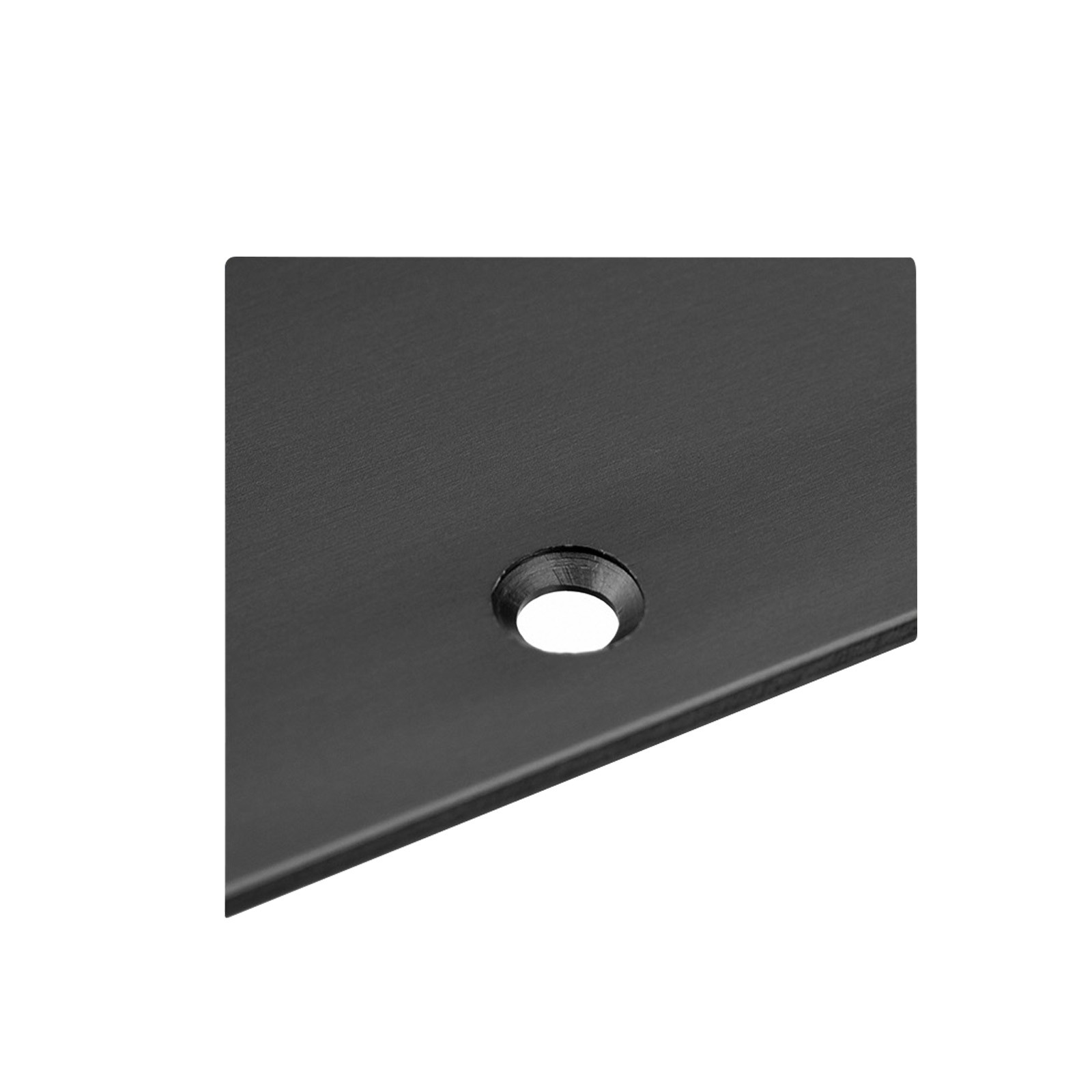 4 X16 Inches Aluminum Door Kick Plate Black for Exterior Door 2PCS