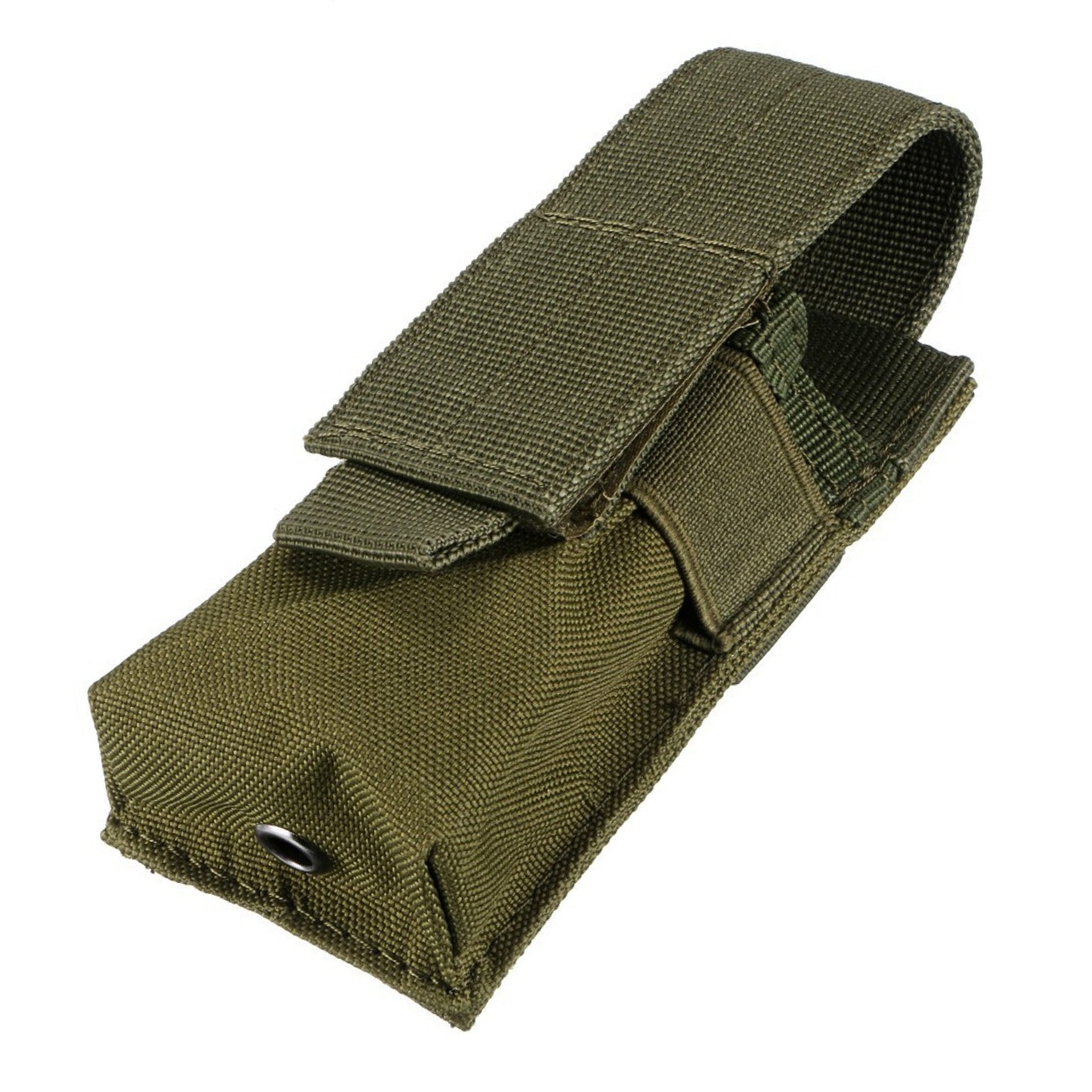 Green Tactical Molle Flashlight Holder Holster Flashlight Pouch Torch Carry Case