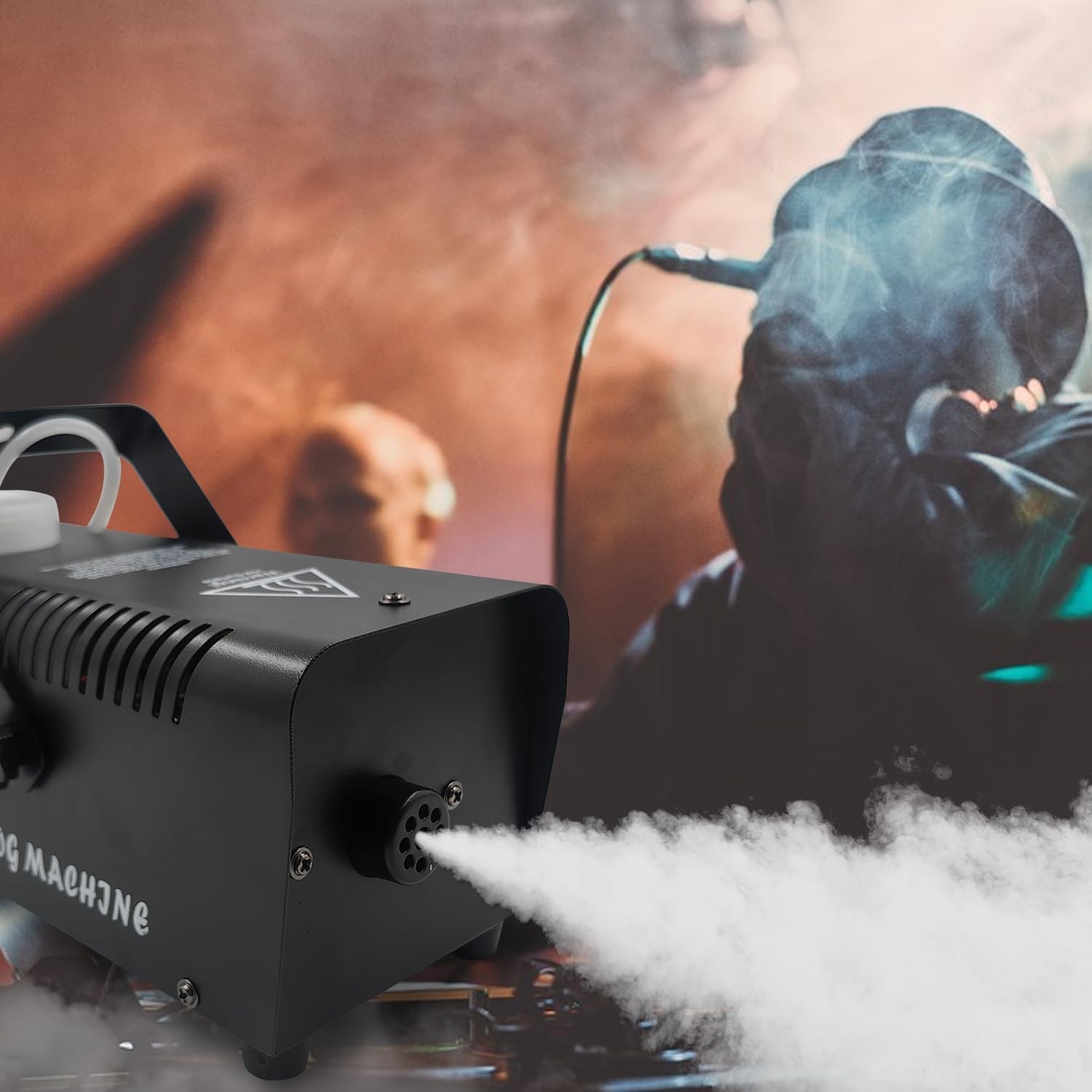 Fog Machine, Smoke Machine with Wireless&Wired Remote Control for Halloween, ...
