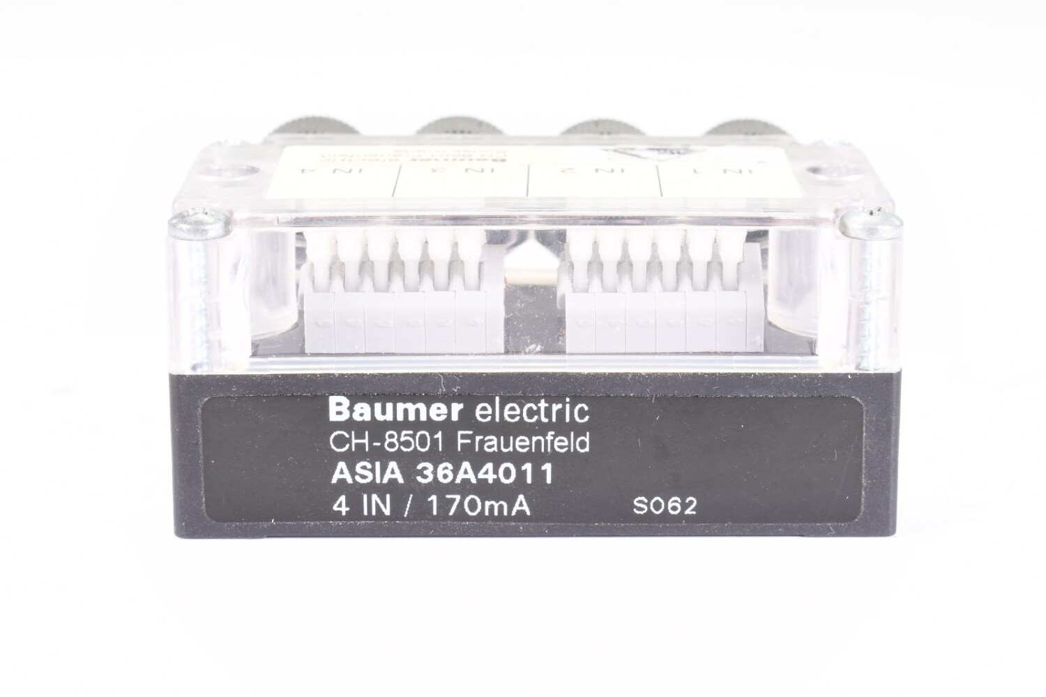 BAUMER ASIA 36A4011, User module active, Spring loaded terminals
