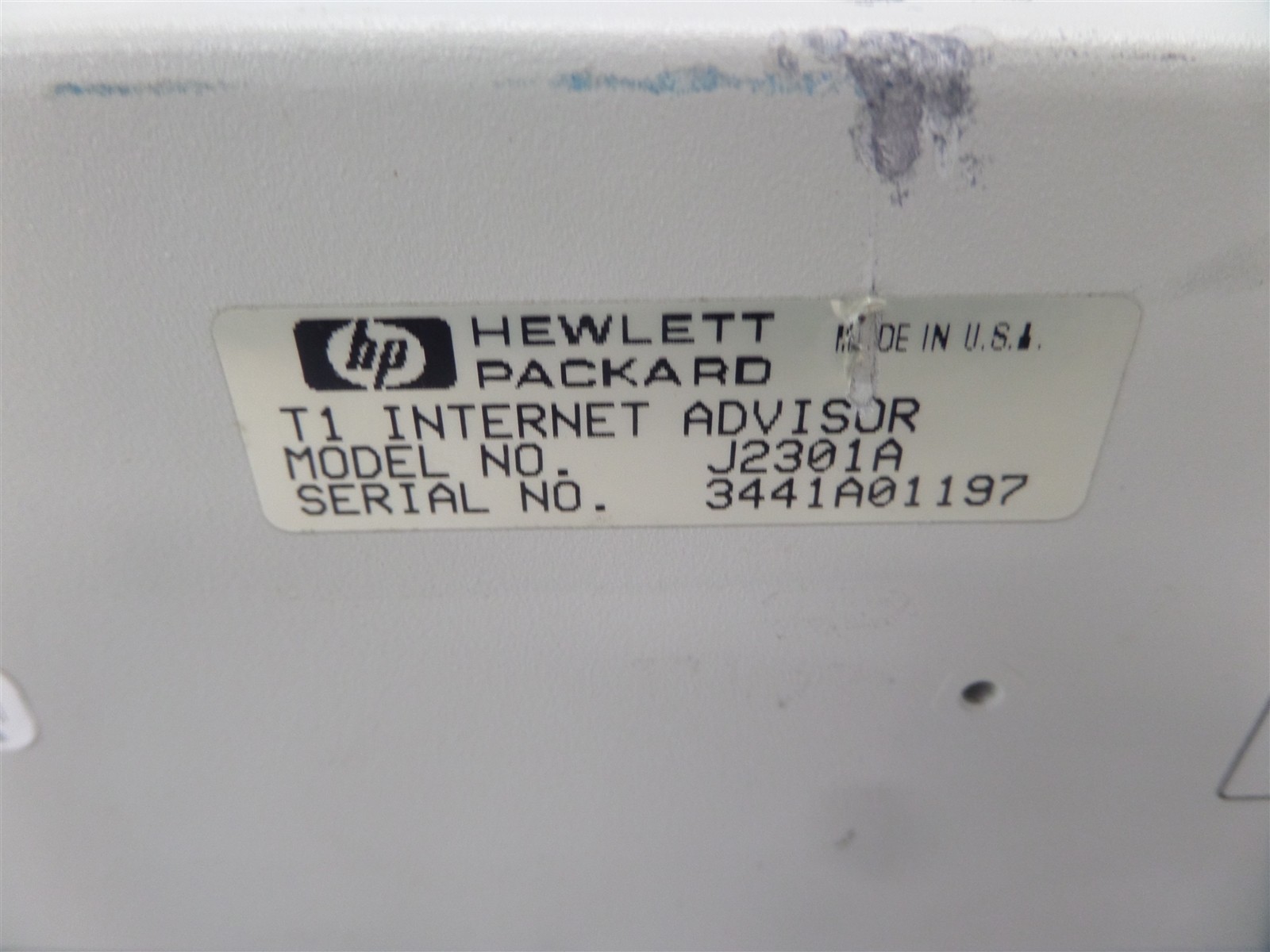 Vintage HP J2301A Internet Advisor - No Under Piece