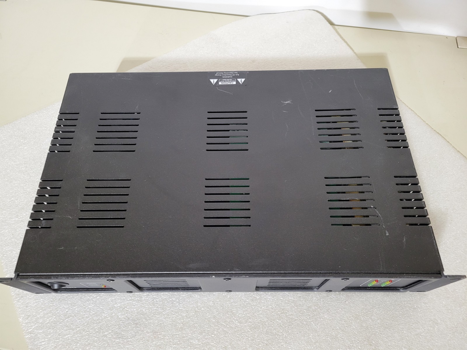 Ashly TRA-2075 2 channel amplifier Tested 75 Watts per Channel