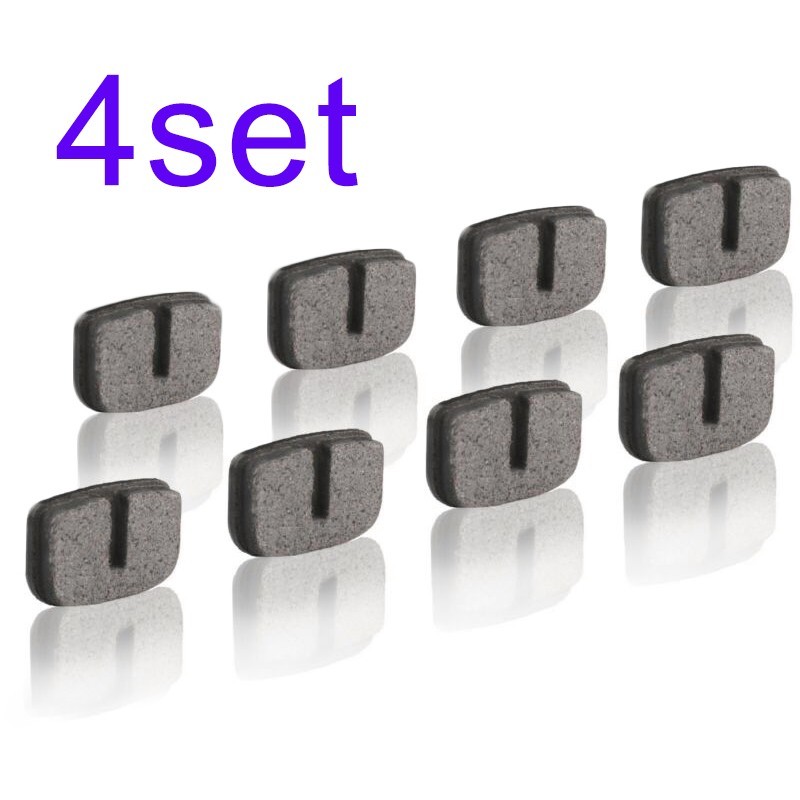 4 Pair 2-Stroke Motorcycle Disc Brake Pads For 43/47/49cc Mini Bike Bicycle
