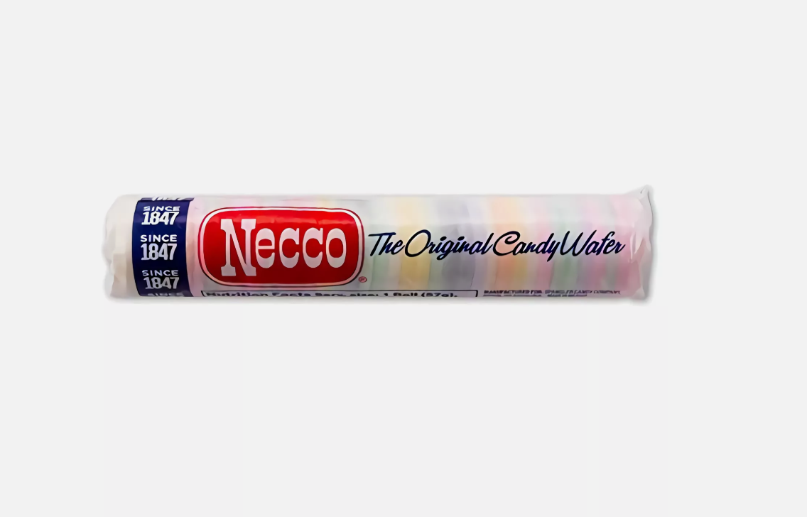 Necco, The Original Candy Wafers, 2 Ounce Rolls - 24 Count Display Pack