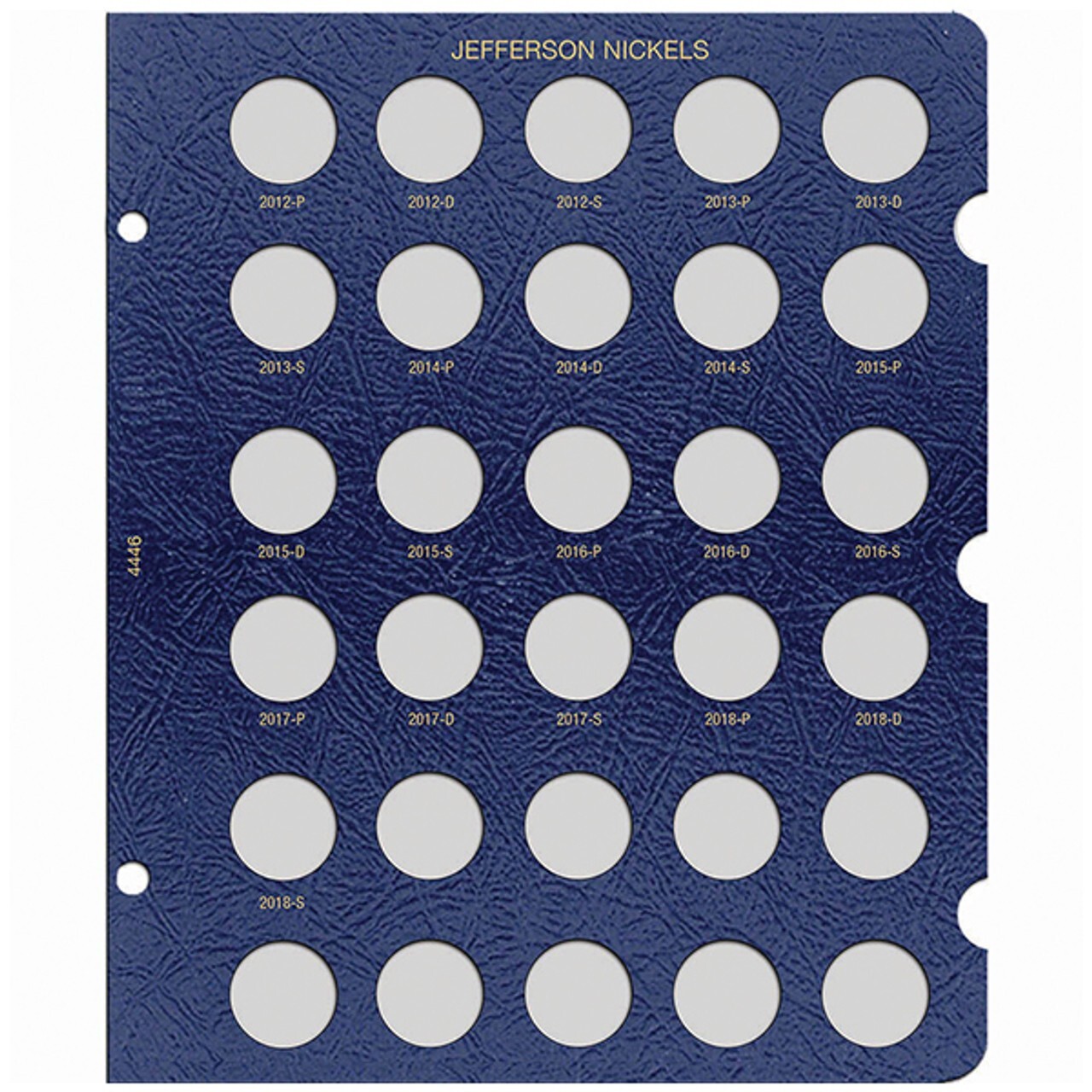 Whitman Page - Jefferson Nickel (4446)