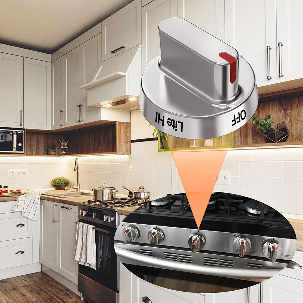 OEM For Samsung Stove Knobs # DG64-00472A Range,Oven, Dial Set Of 5