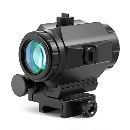 M40 3X Red Dot Magnifier with Flip to Side Mount, Focus Adjustment, Windage &