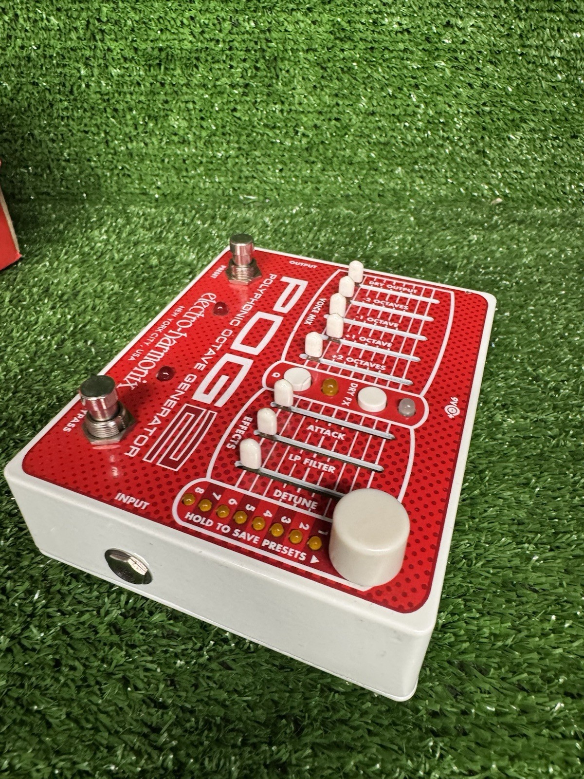 Electro-Harmonix POG2 Polyphonic Octave Generator Digital Shifter Pedal