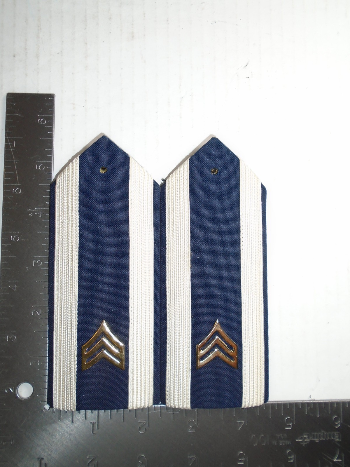 UNUSED US Air Force Male Chief Master Sergeant Shoulder Boards