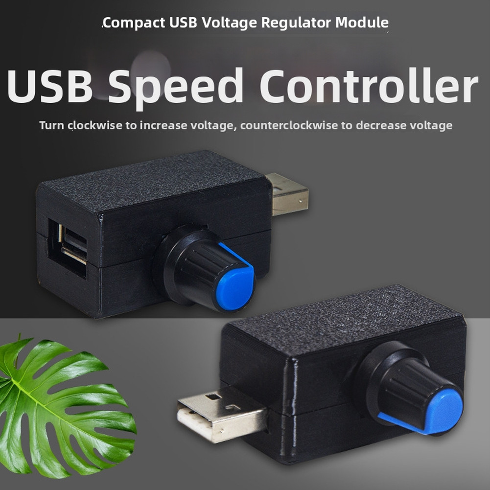 USB Stepless Fan Regulator for 5V USB Cooling For Fans with Easy Installation
