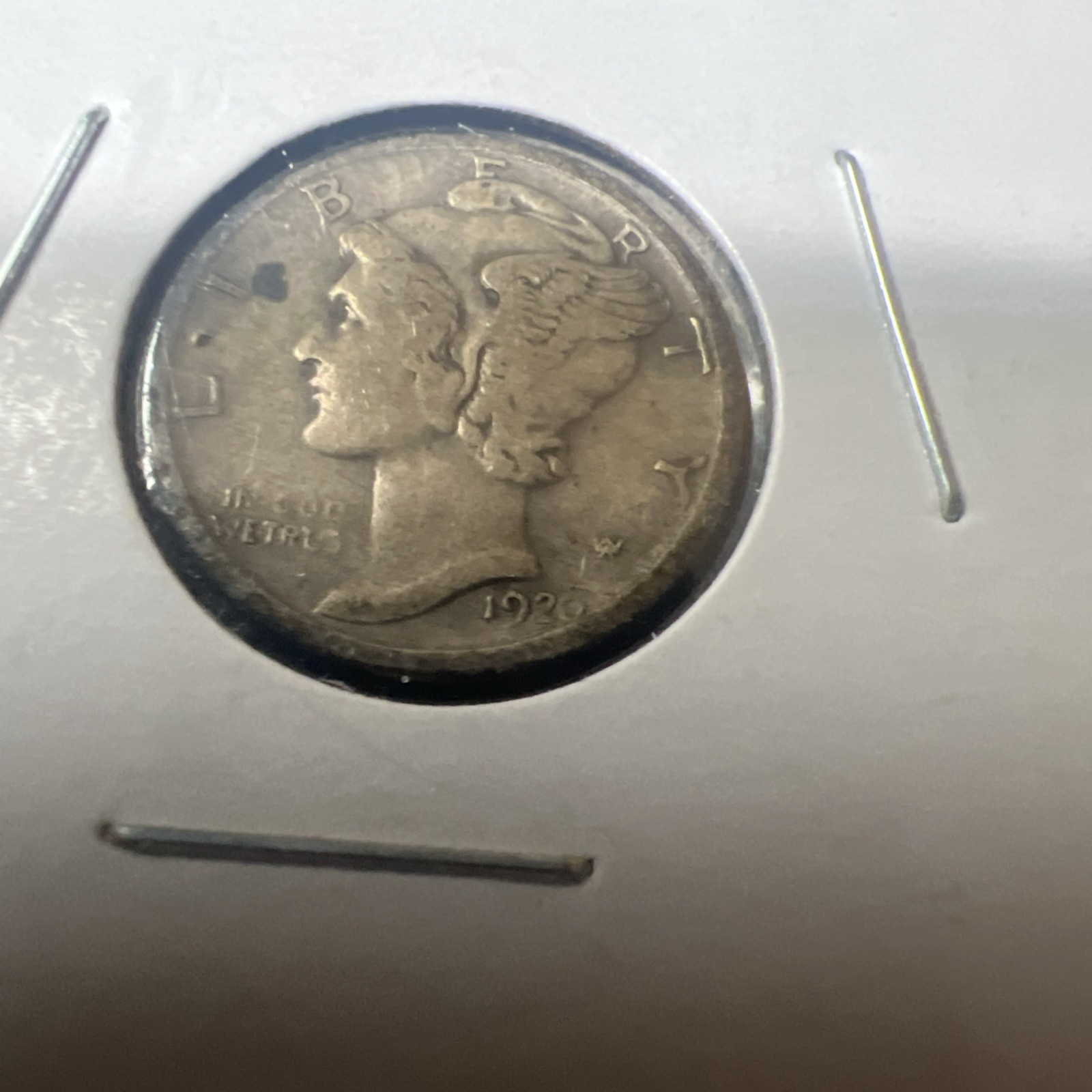 1920 D Silver Mercury Dime VF