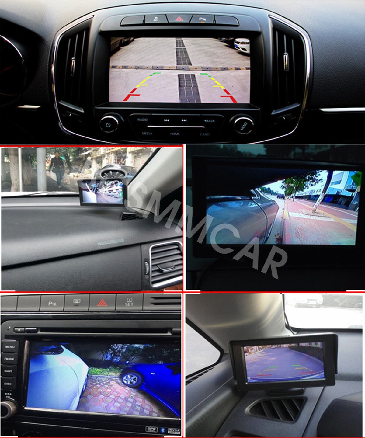 Car HD Backup Camera Reverse Parking Cam Left Right Rear Front View 360 Degree