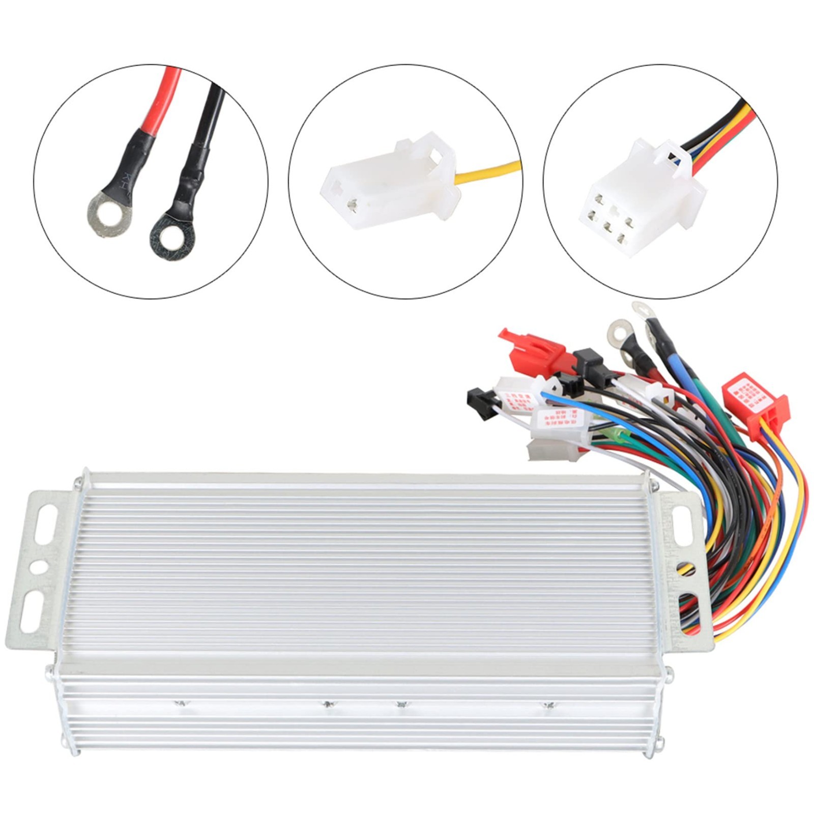 800W Brushless DC Motor Speed Controller 36-48V for Electric Bicycle Scooter