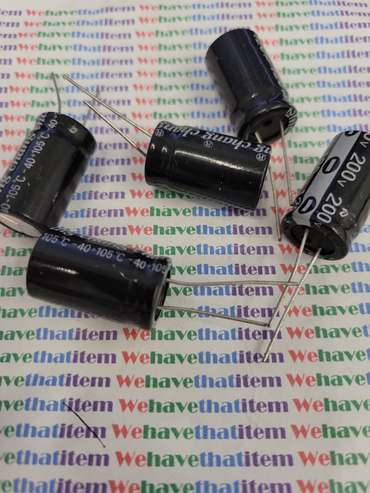 120uf 200v / ELECTROLYTIC CAPACITOR / 4 PIECES (qzty)