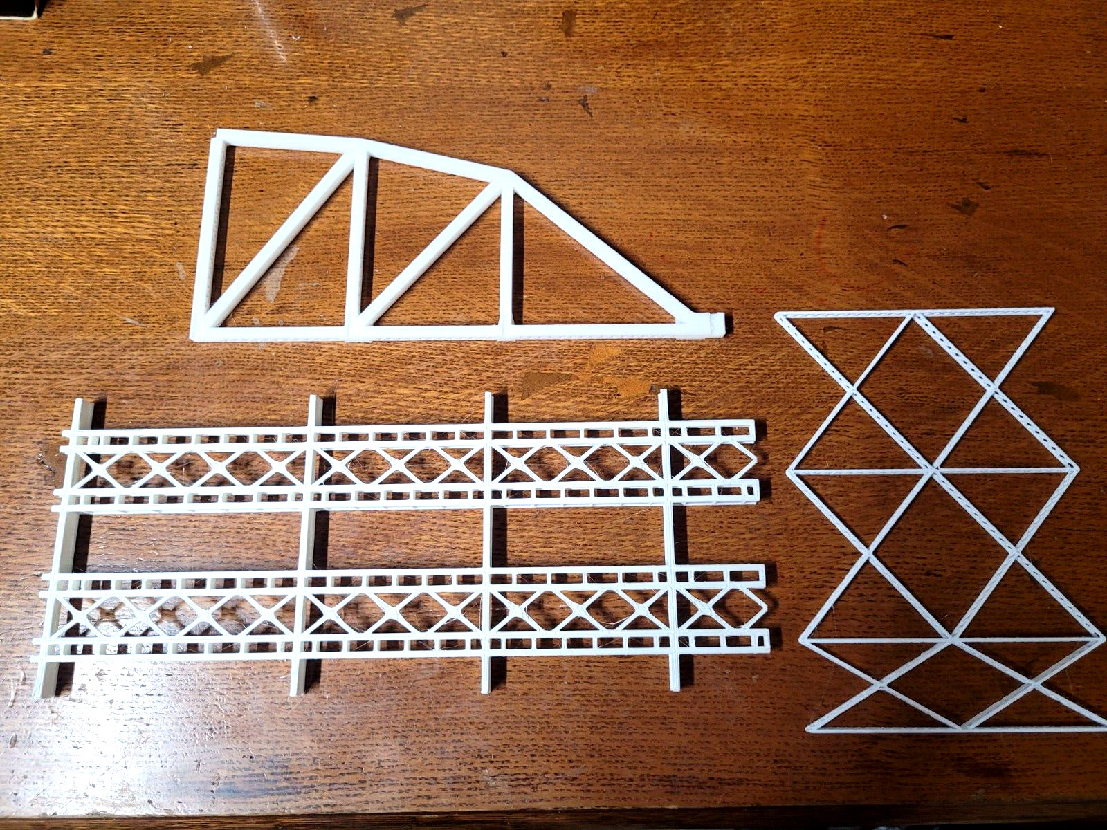 3D Printed 145 foot Double Track Arched Truss Bridge. S Scale