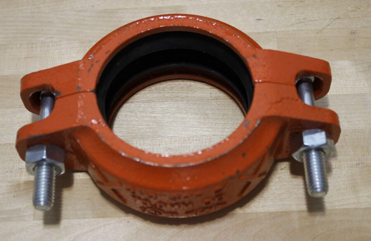 2-1/2" SPF 0890020381 C4 Rigid Coupling Grooved 2Bolt Cast Iron (Lot of 8)