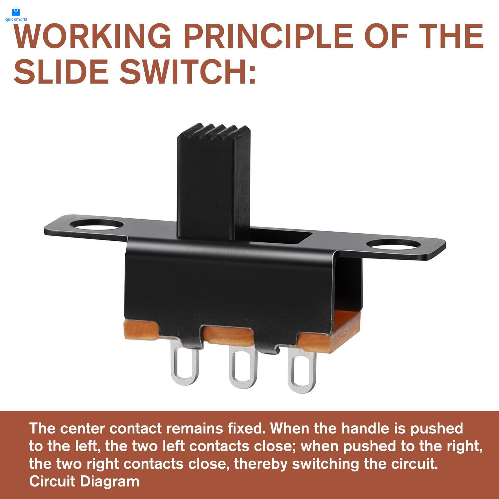 SS12F15 Slide Switch, SPDT 1P2T 2 Position Mini Micro Toggle 3 Pin...