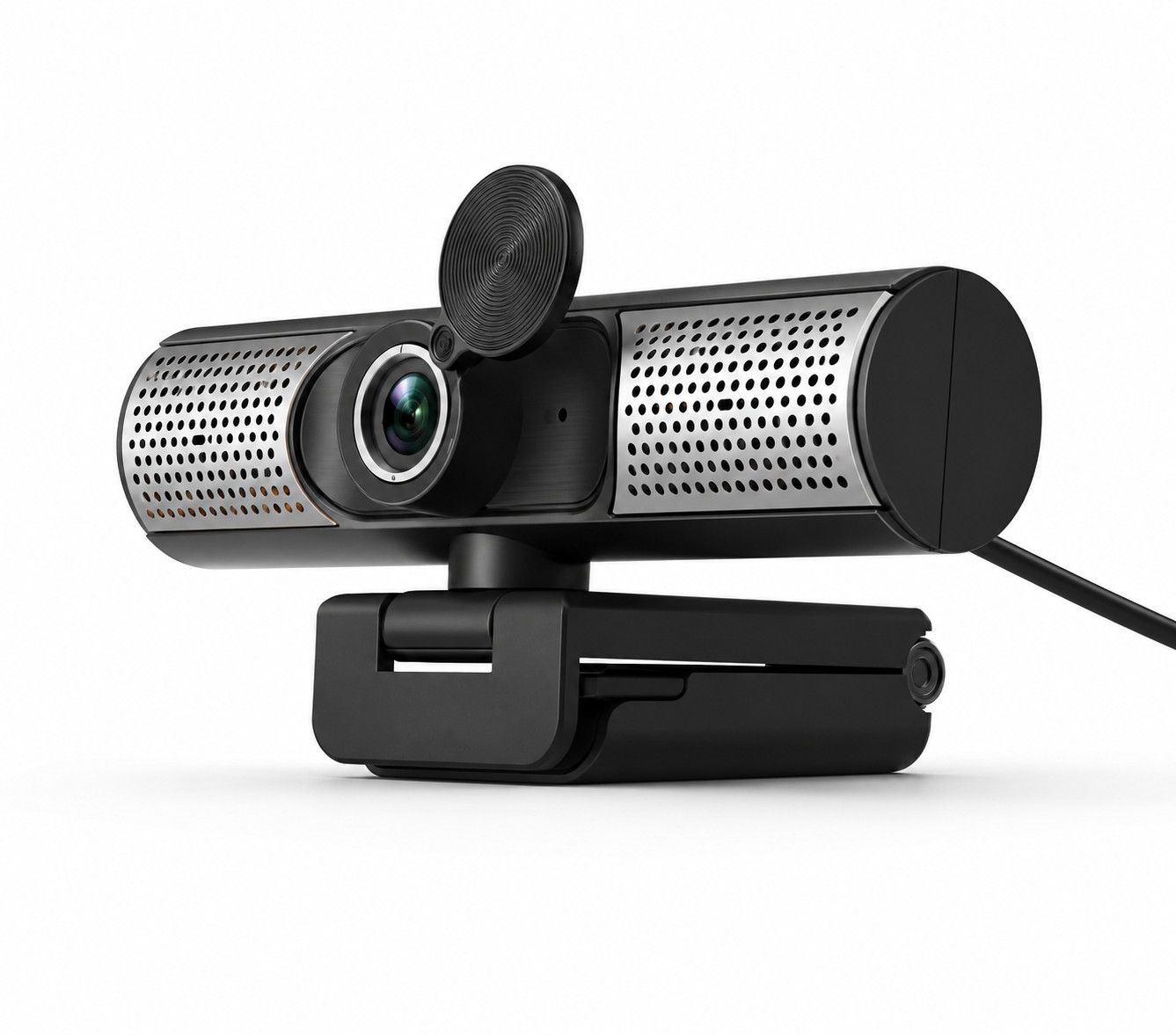 USB HD 1080P Webcam w/ Omni-directional Mic and Built-in Speakers (AWCS06F)
