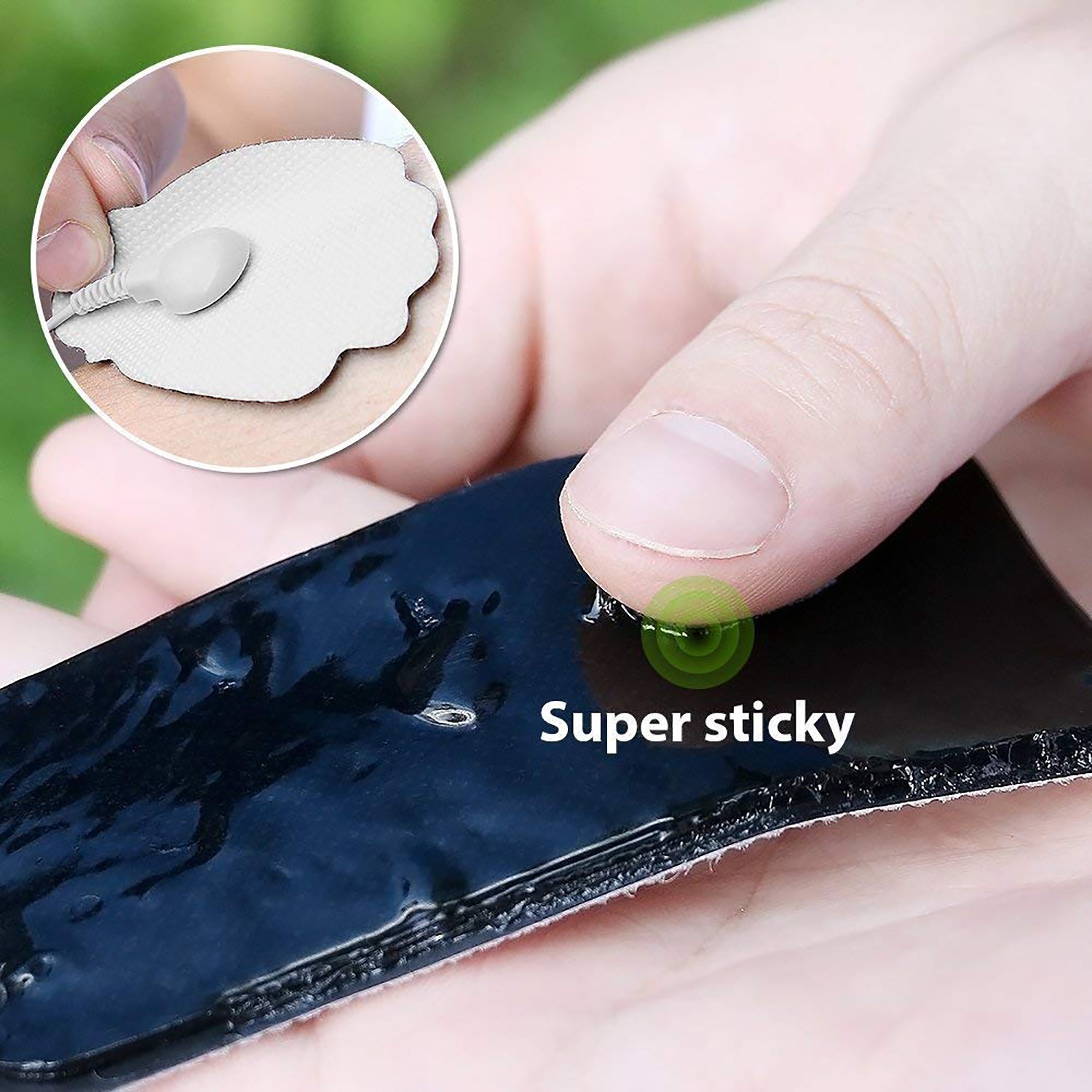 40pc Large Snap On Replacement Electrode Pads For TENS EMS Unit & Pulse Massager